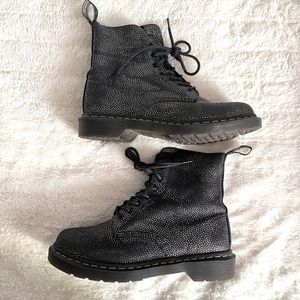 Dr. Marten’s Pascal Metallic Silver Pebble Boot
